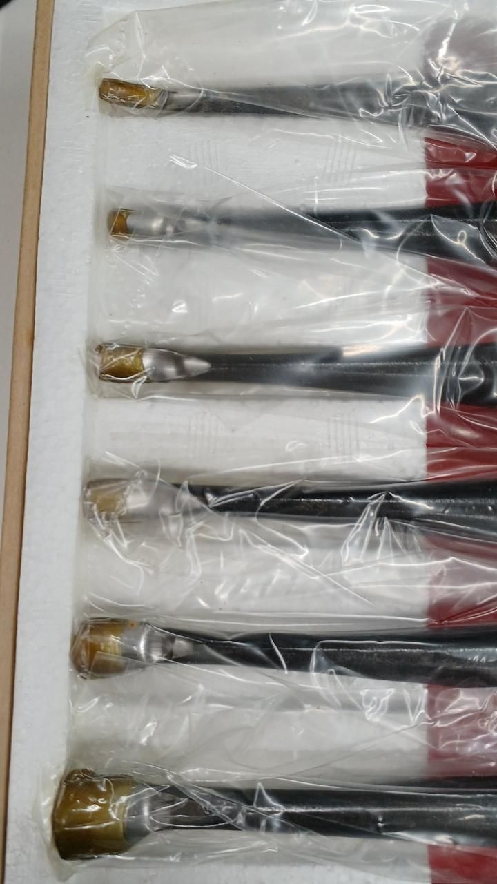 TRADE MARK 木彫ノミ 別誂 丸サジ10本セット TRADE MARK Wood Carving Chisels Custom-Made Round Spoon Set of 10