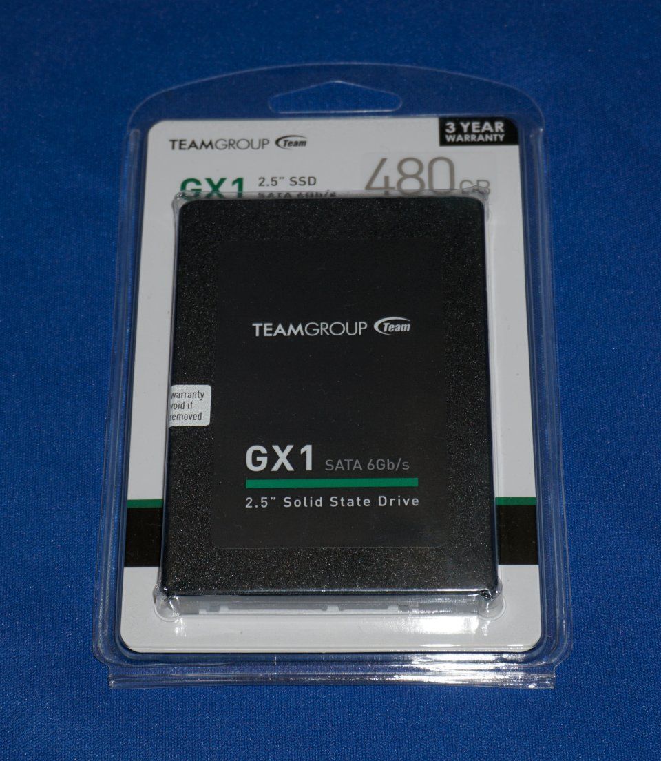未使用・新品 Team SSD 480GB GX1 SATAⅢ 国内正規品