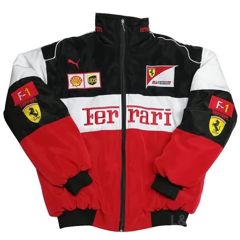 【美品】 Ferrari フェラーリ F-1 レーシングジャンパー 限定で大ヒットFerrari フェラーリ F1 レーシングジャケット