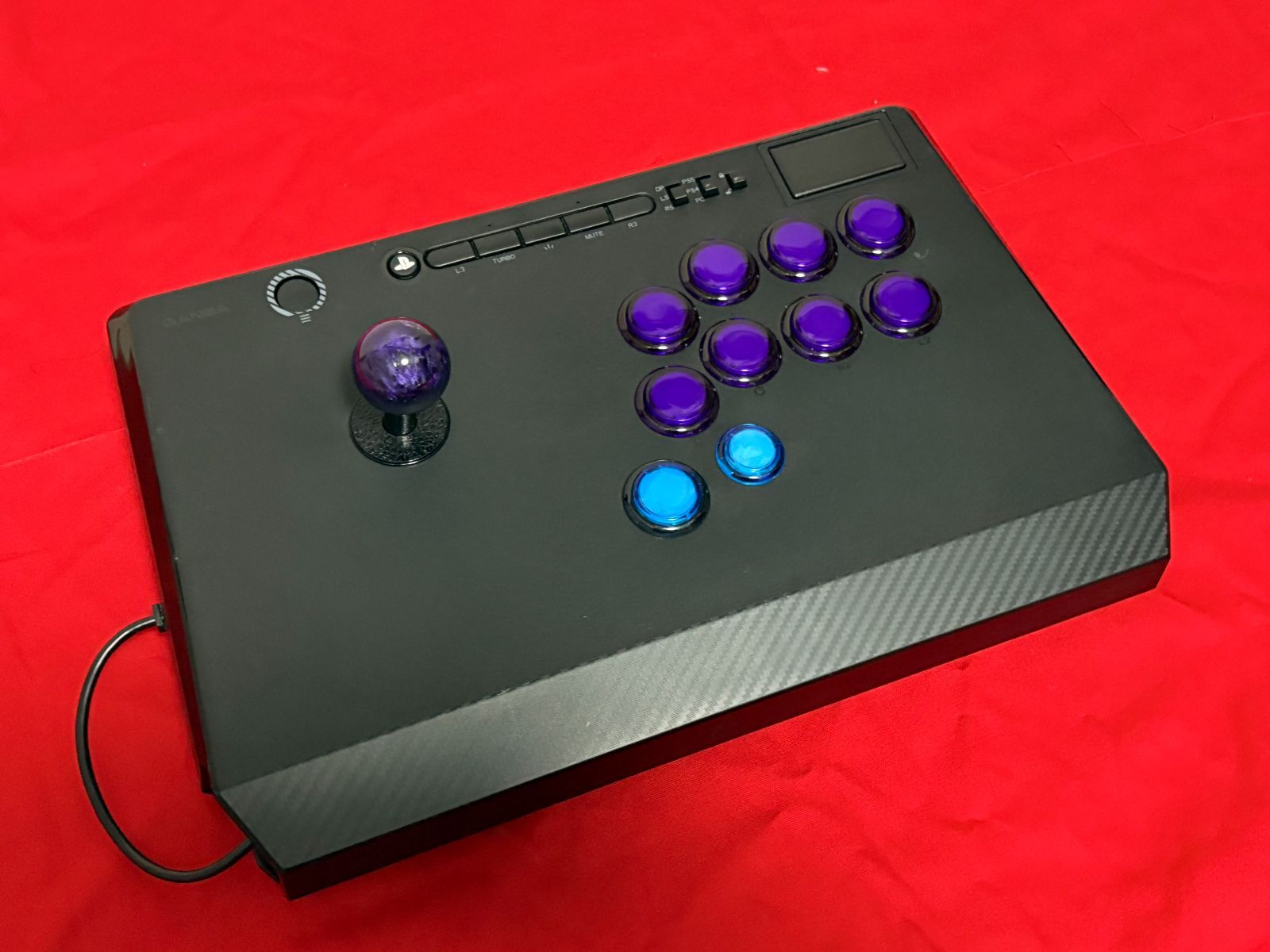 アーケードスティック QANBA TITAN 10ボタン増設済み アケコン Qanba