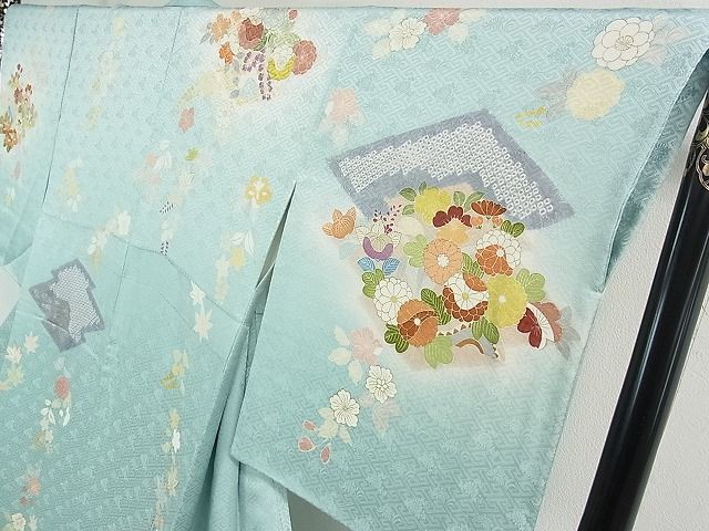 駒刺繍 吉祥花文