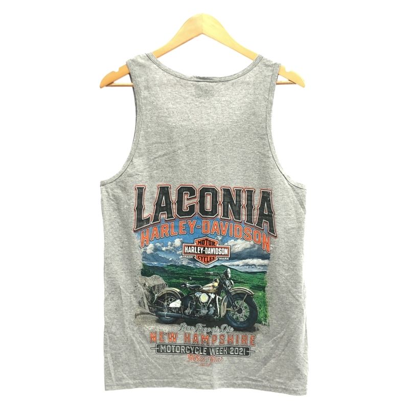 ☆USA製古着☆【ハーレーダビッドソン イーグル タンクトップ】メンズXL 古着 ハーレーダビッドソン Harley-Davidson 鷲柄 イーグル柄