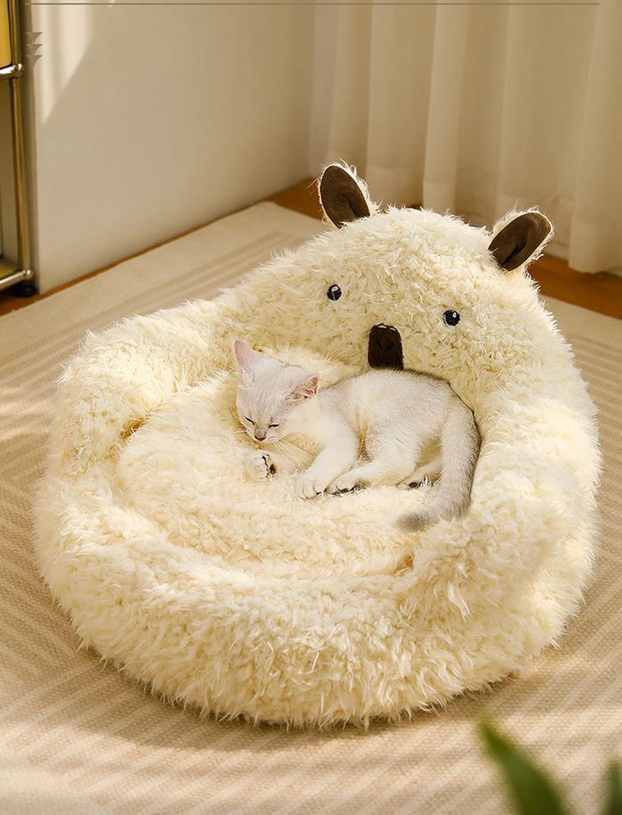 猫 ベッド 洗える 小型犬 ペットハウス ラウンド型 ペットマット 冬用 クッション ドーム型 ペットベッド 暖かい 冬 新生活 jhcw02 WWW_GEBZETESISAT_COM_TR