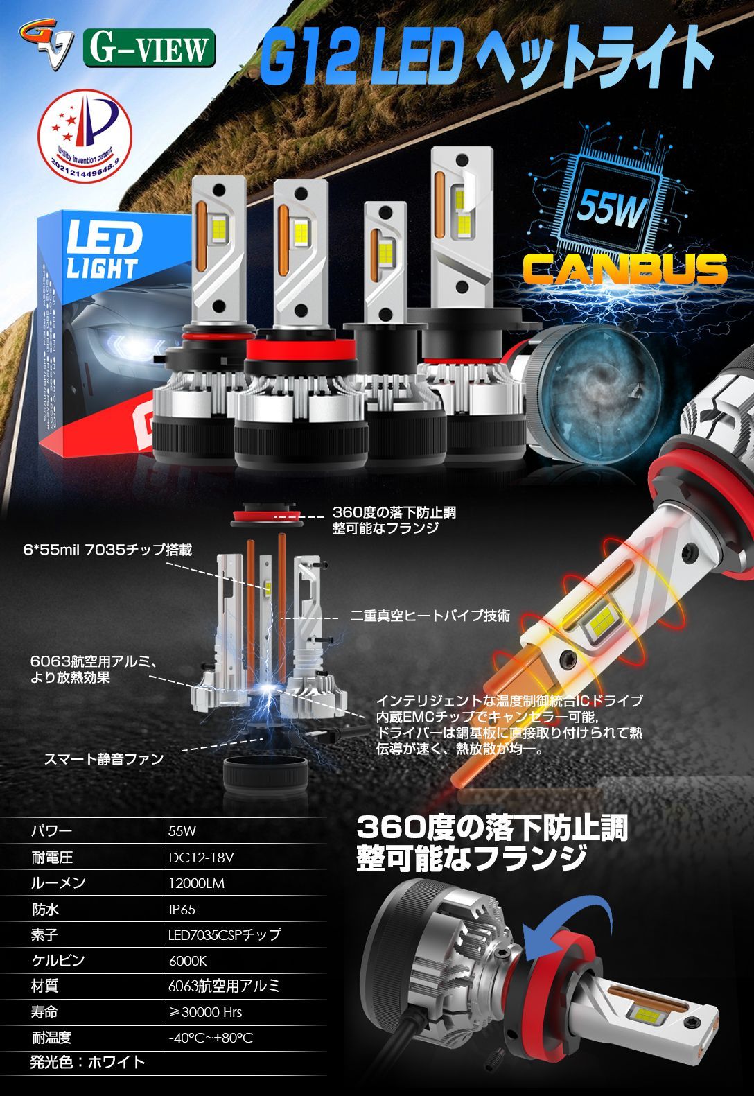 LEDヘッドライト 一体式 純正球と交換するだけ エスティマ・ルシーダ【ESTIMA LUCIDA】 CXR.TCR1#.2# H7.1 ～ H8.7  H4 HI/Lo切替 用 - メルカリ