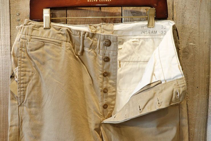 ほぼRRL仕様！ラルフローレン ラグビー ヴィンテージ チノパンツ RRL ダブルアールエル Field Chino Flat Front Herringbone