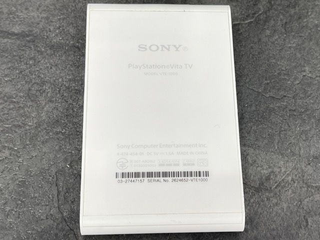 PlayStation Vita TV SONY ソニー VTE-1000 メモリーカード アダプター付き ゲーム プレステ 513508
