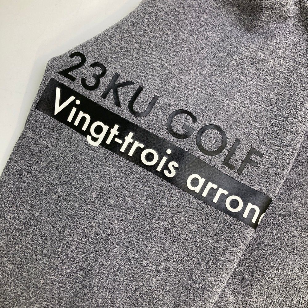 サイズ：M 23区GOLF ニジュウサンクゴルフ モックネック 長袖T