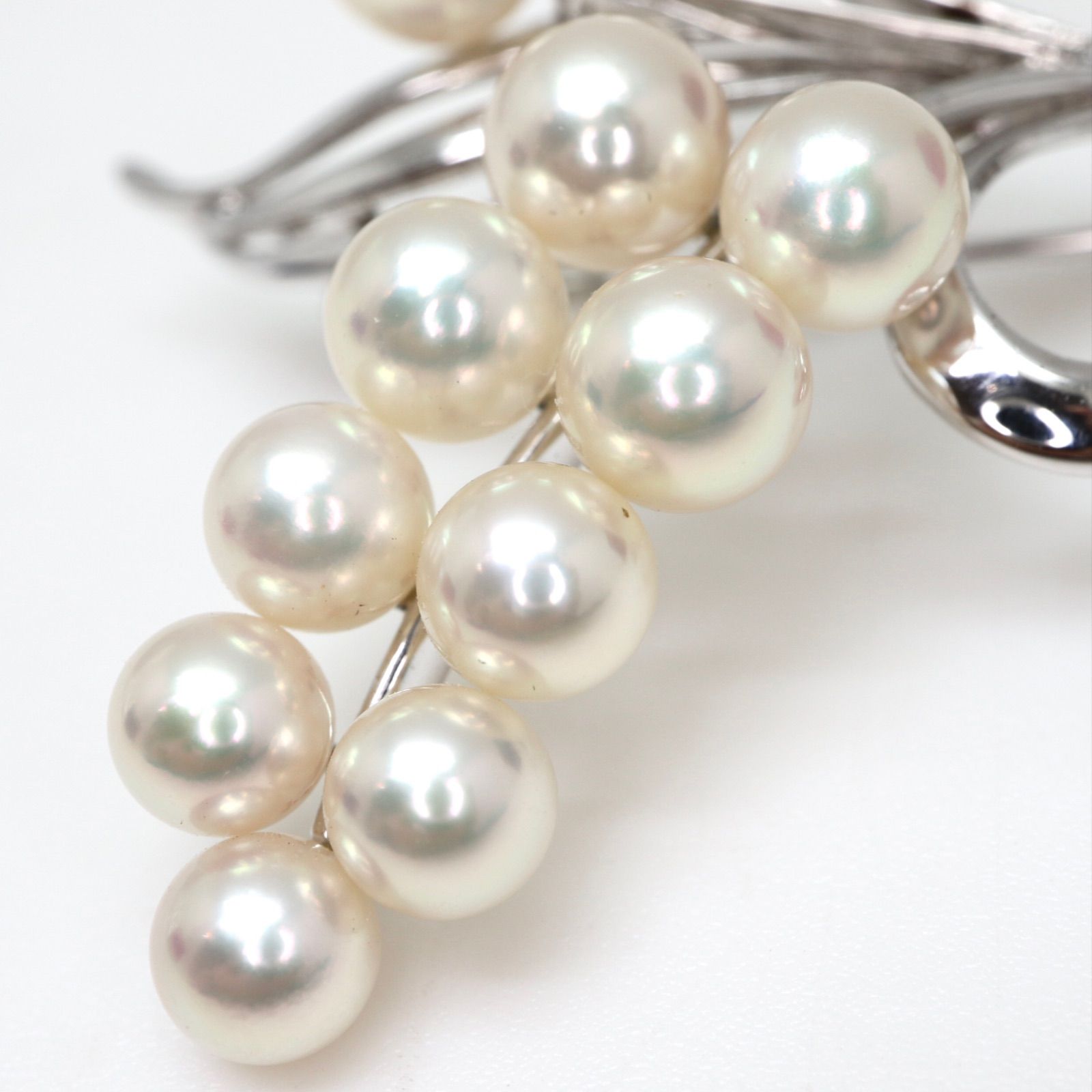 MIKIMOTO(ミキモト)】アコヤ本真珠ブローチ 5.5-7.0mm珠 - メルカリ
