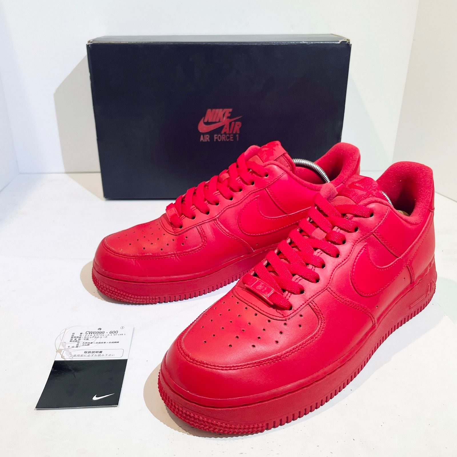 NIKE/ナイキ☆AIR FORCE1/エアフォース1☆トリプルレッド/赤☆26 - T ...