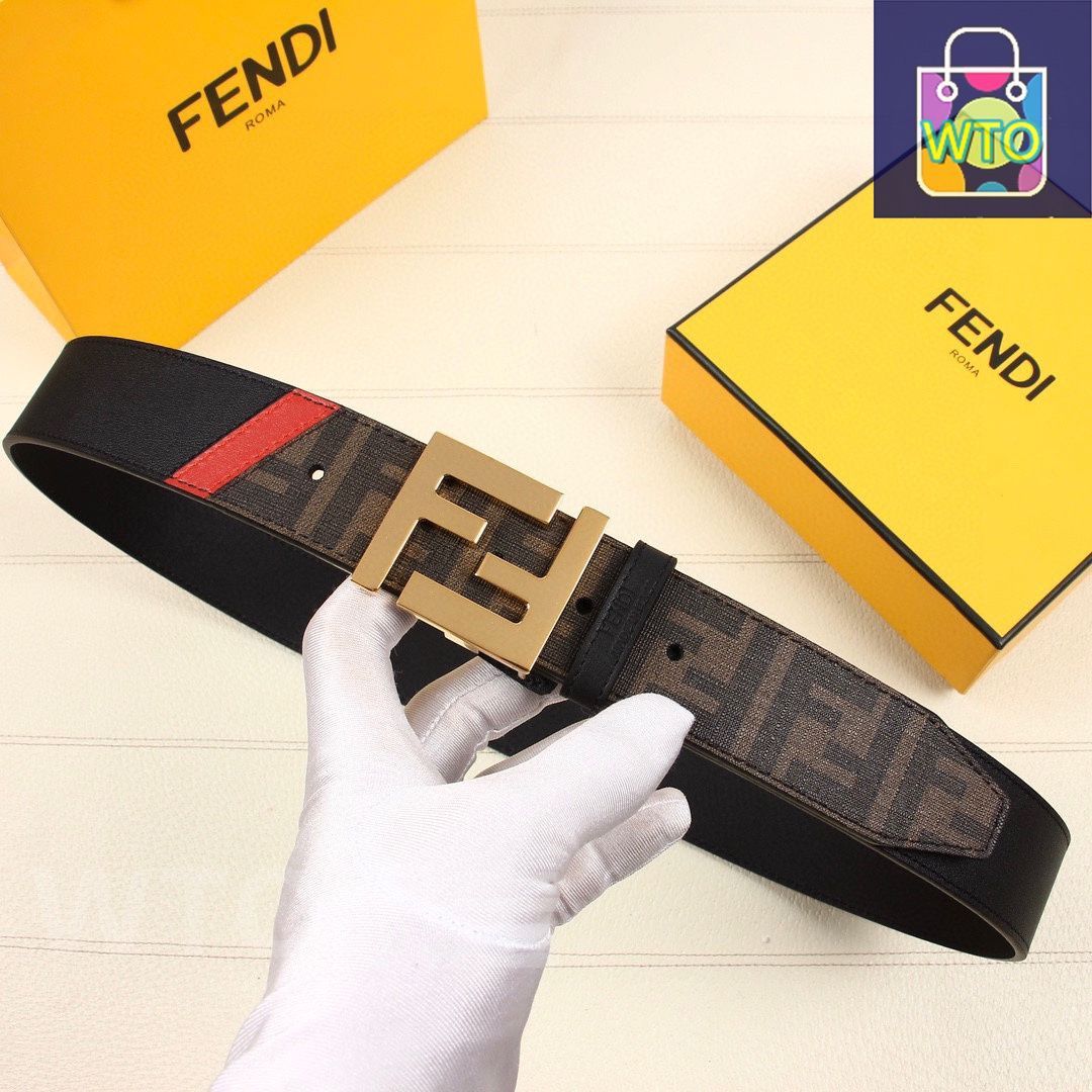 正規品☆フェンディ☆ベルト FFベルト レザー ブラック | Fendi