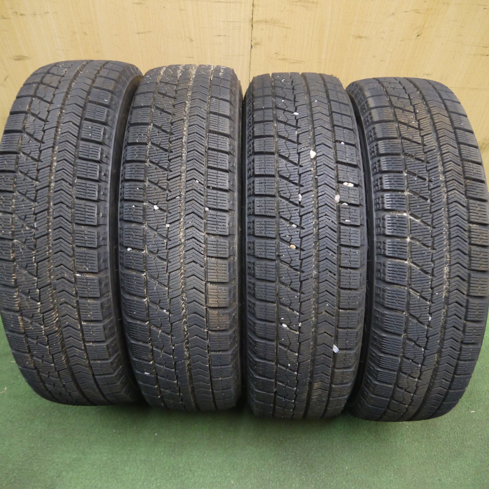 送料無料*バリ溝！20年！キレイ！9分☆スタッドレス 155/65R14 ブリヂストン ブリザック VRX BALMINUM バルミナ 14インチ  PCD100/4H☆4013011Hス - メルカリ