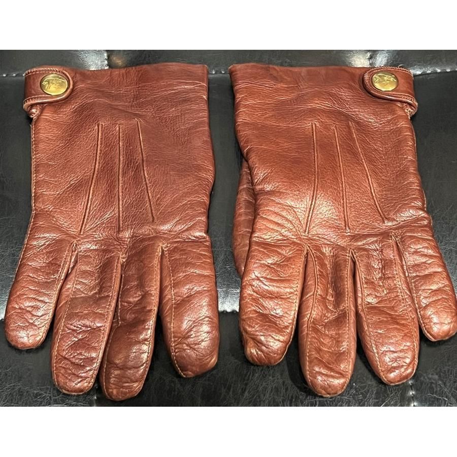 イルビゾンテ　レザーグローブ　【ブラウン】男性用サイズ　新品未使用 イルビゾンテ レザーグローブ 【ブラウン】男性用サイズ 新品未