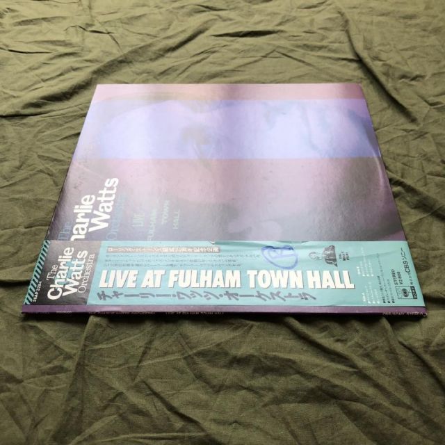 美盤 激レア プロモ盤 1987年 国内盤 チャーリー・ワッツ・オーケストラ Charlie Watts Orchestra LPレコード Live At Fulham Town Hall