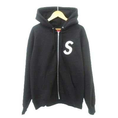 シュプリーム SUPREME 美品 23FW S Logo Zip Up Hooded Sweatshirt S 