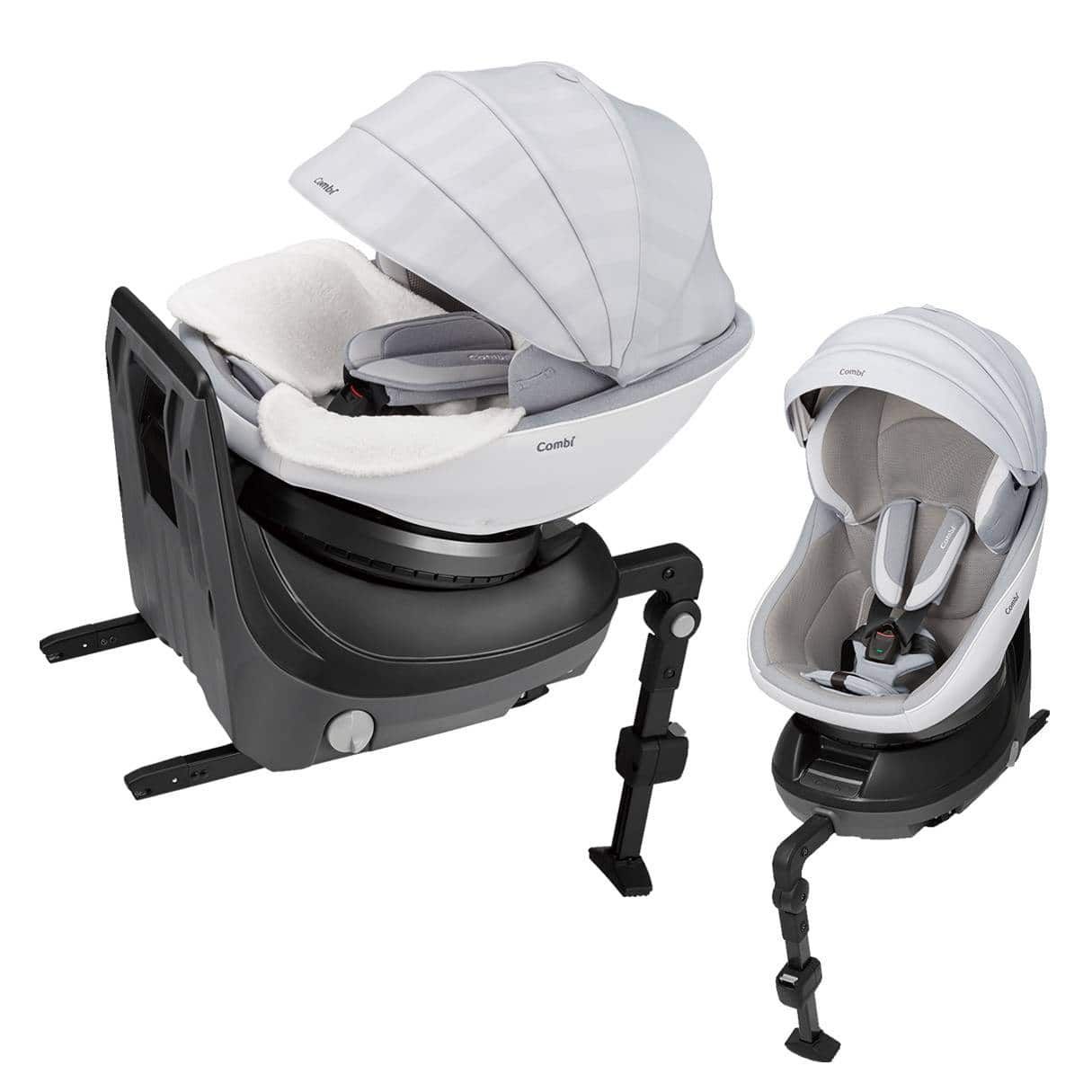 クリーニング済☆美品☆コンビ　クルムーヴ　ISOFIX　エッグショック　ブラウン Combi コンビ クルムーヴ ロング R129 エッグショック EA