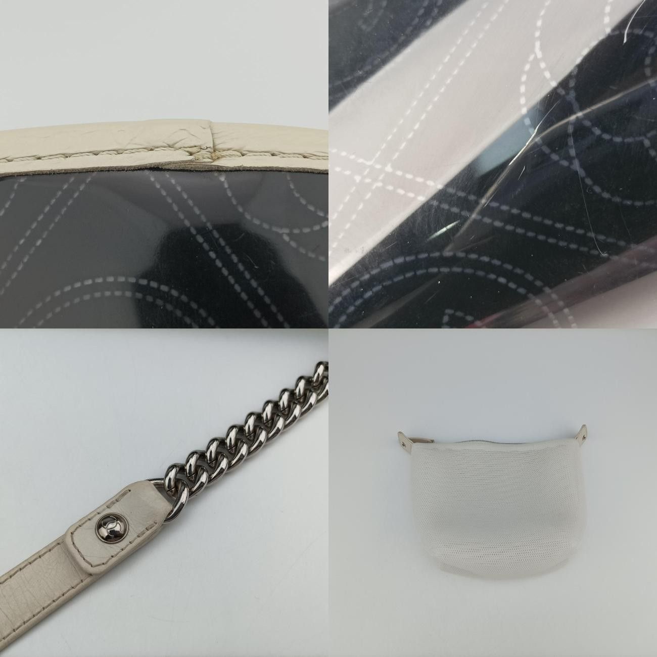 バスケットブラック×ホワイトPVCコーティングキャンバスA5763726057307