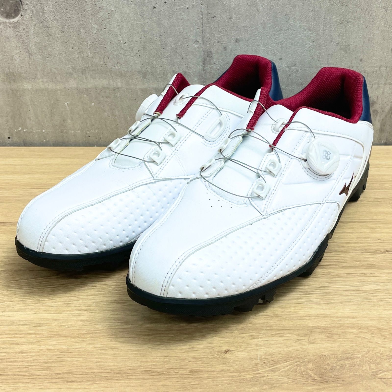 上品なブランド MIZUNO ミズノ ダイヤル式スパイクシューズ ゴルフシューズ シューズ(男性用)