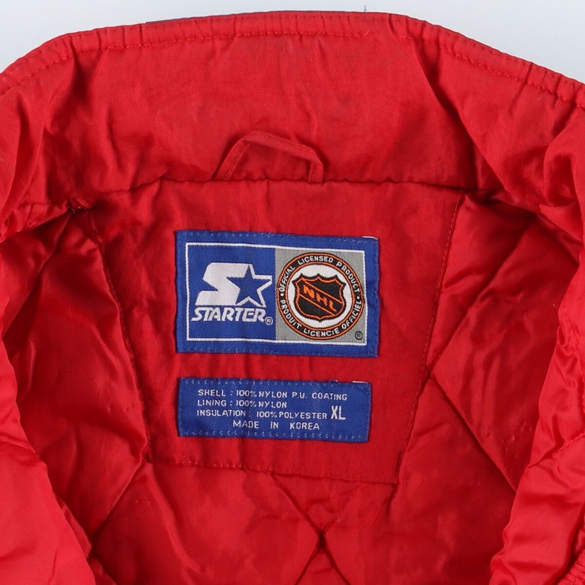 古着 90年代 スターター Starter NHL NEW YORK RANGERS ニューヨーク 