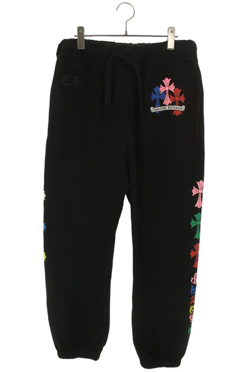 クロムハーツ MLTCOL CEM CRS SWEAT PANTS マルチセメタリークロスプリントスウェットロングパンツ メンズ S