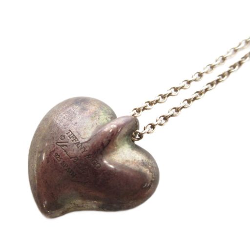 ティファニー TIFFANY - CO. エルサペレッティ ハートビーン ネックレス シルバー925 銀色 |FF