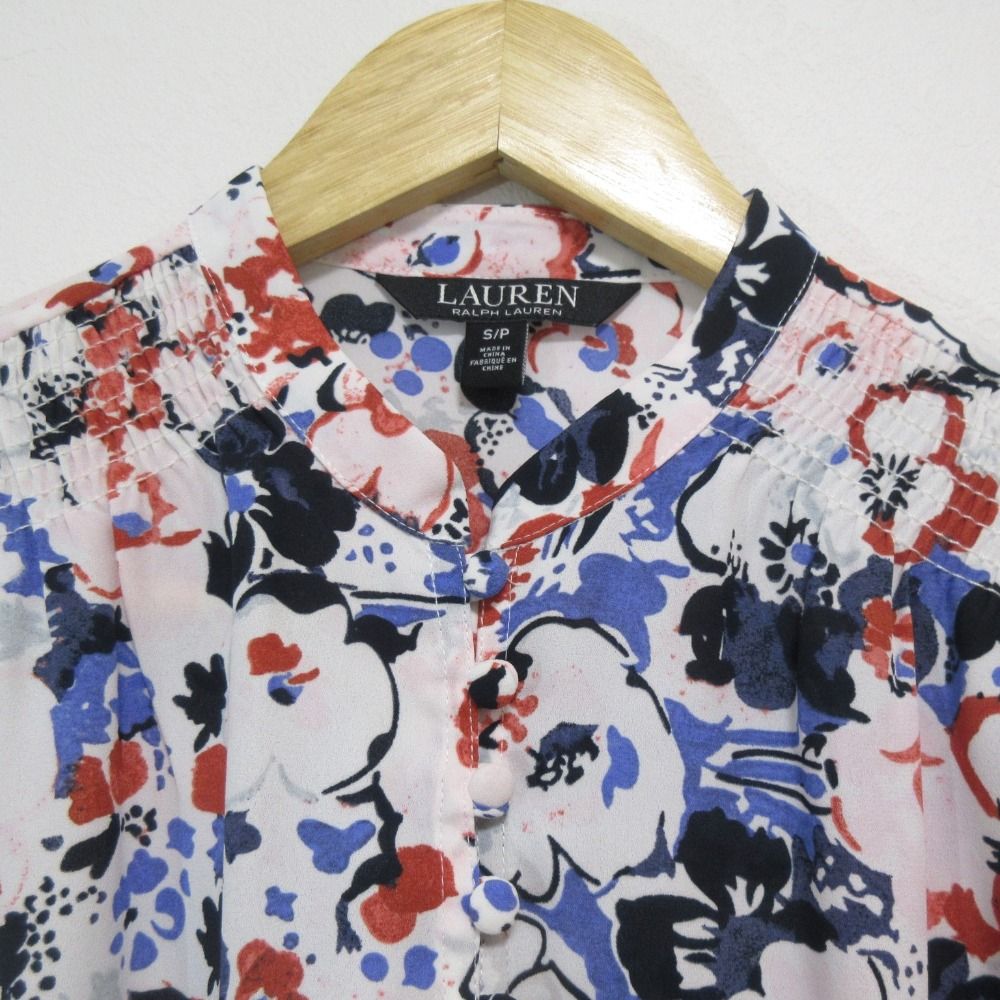 美品 21SS LAUREN RALPH LAUREN ローレンラルフローレン フラワー 