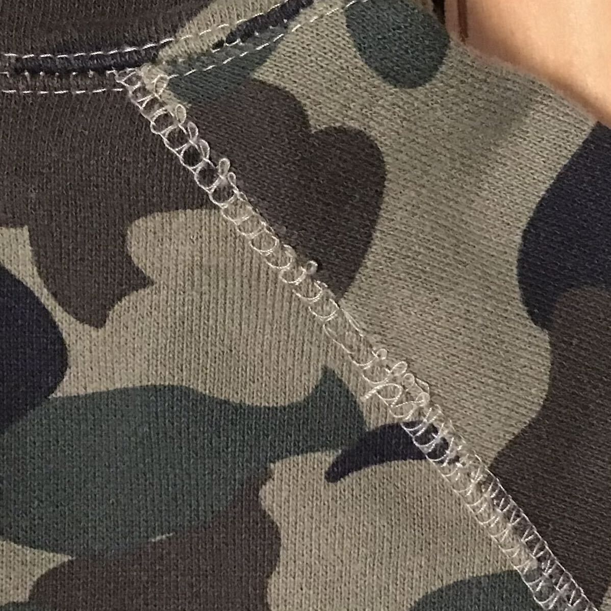 1st camo green シャーク パーカー Sサイズ shark full zip hoodie a