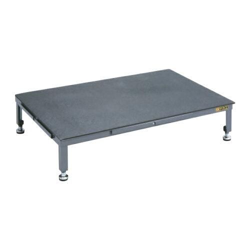 【新品・5営業日で発送】サカエ 足踏台連結タイプ高床用 900×600×200mm すべり止めマット 防振アジャスター付 SA-0960H (2231007)