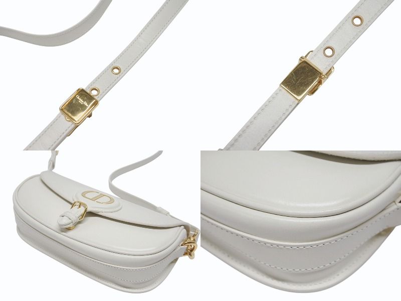 未使用 保管品 ディオール ボビー イーストウエスト レザー ショルダーバッグ ディオール Bobby East-West ブランドオフ Dior レザー