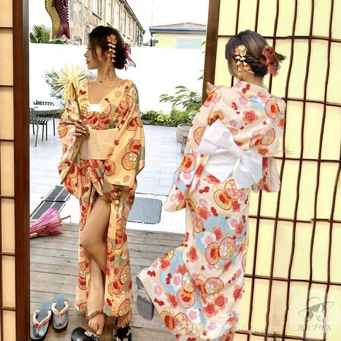 浴衣 レディース 花柄 和服 浴衣 女性用 コスチューム 浴衣 可愛い 平織り きれいめ フリーサイズ 花火大会 夏祭り 旅館 浴衣セット ゆかた 大人用 初心者 あわせ お出かけ 可愛い 綺麗 七夕 y