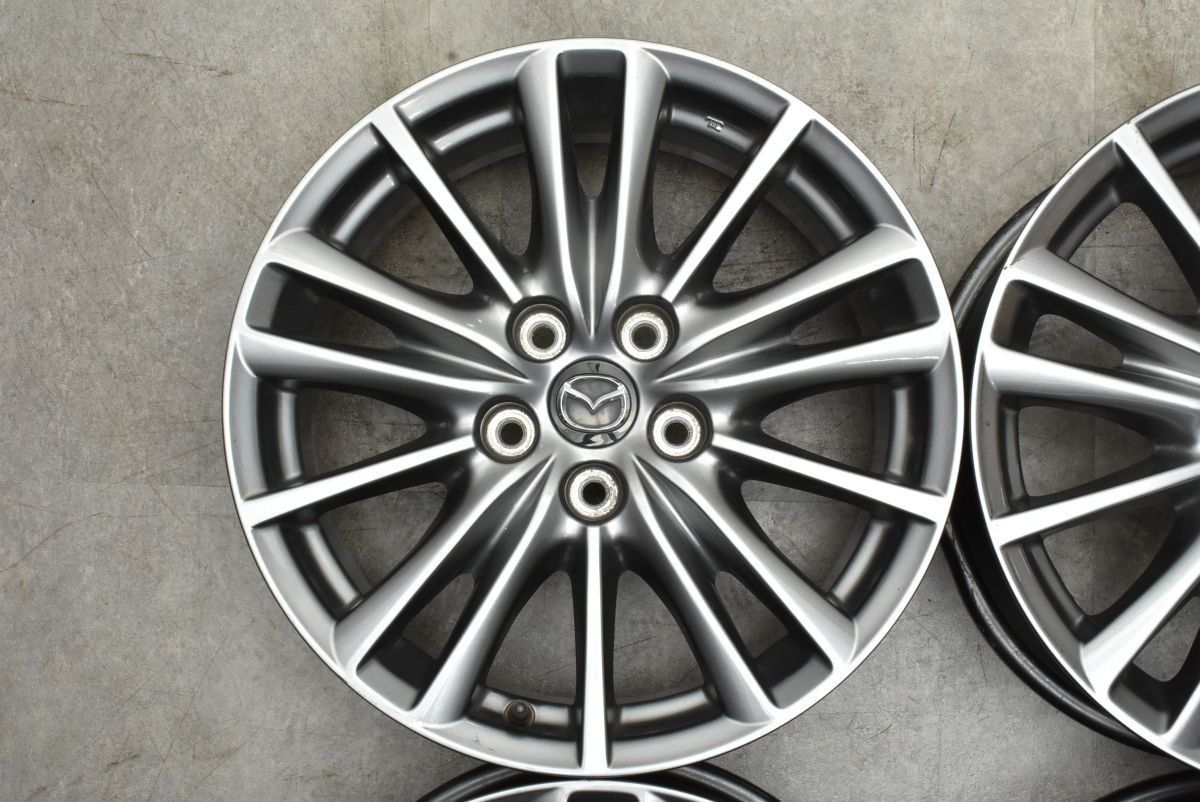 送料無料】マツダ CX-5 純正 17in 7J +45 4本セット CX-8 MAZDA3 