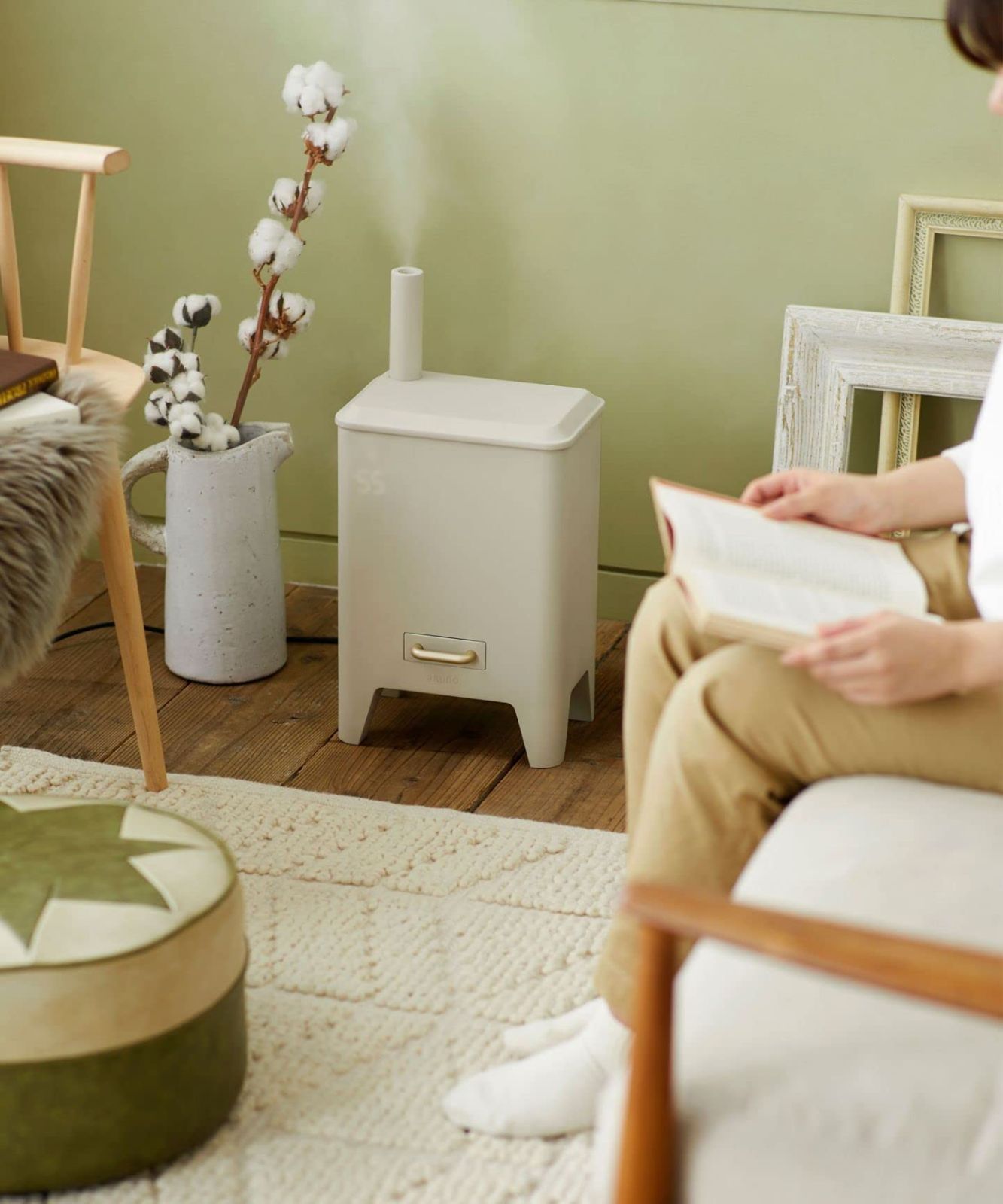 7760684 サイズなし グレージュ MIST CALM ハイブリッドUV加湿器 BRUNO