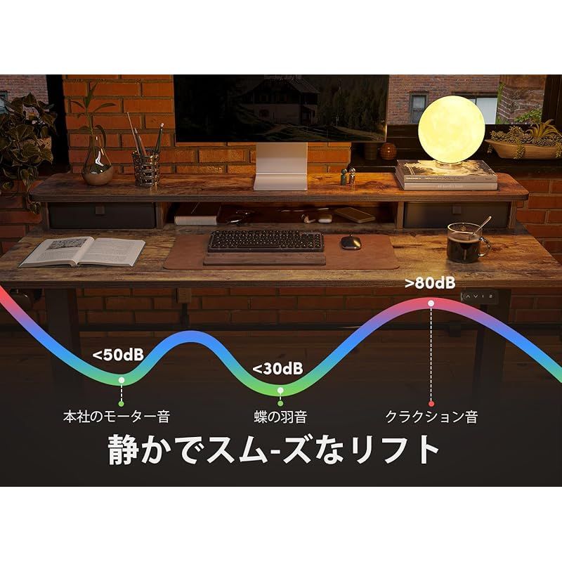 FEZIBO電動昇降式デスク スタンディングデスク 幅100cm 奥行き FEZIBO電動昇降式デスク スタンディングデスク 幅100cm 奥行き