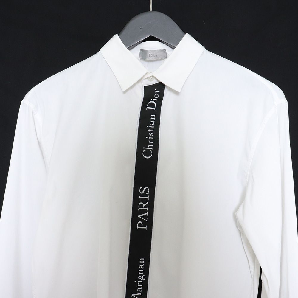 Dior HOMME 18SS アトリエロゴテープ長袖シャツ - メルカリ