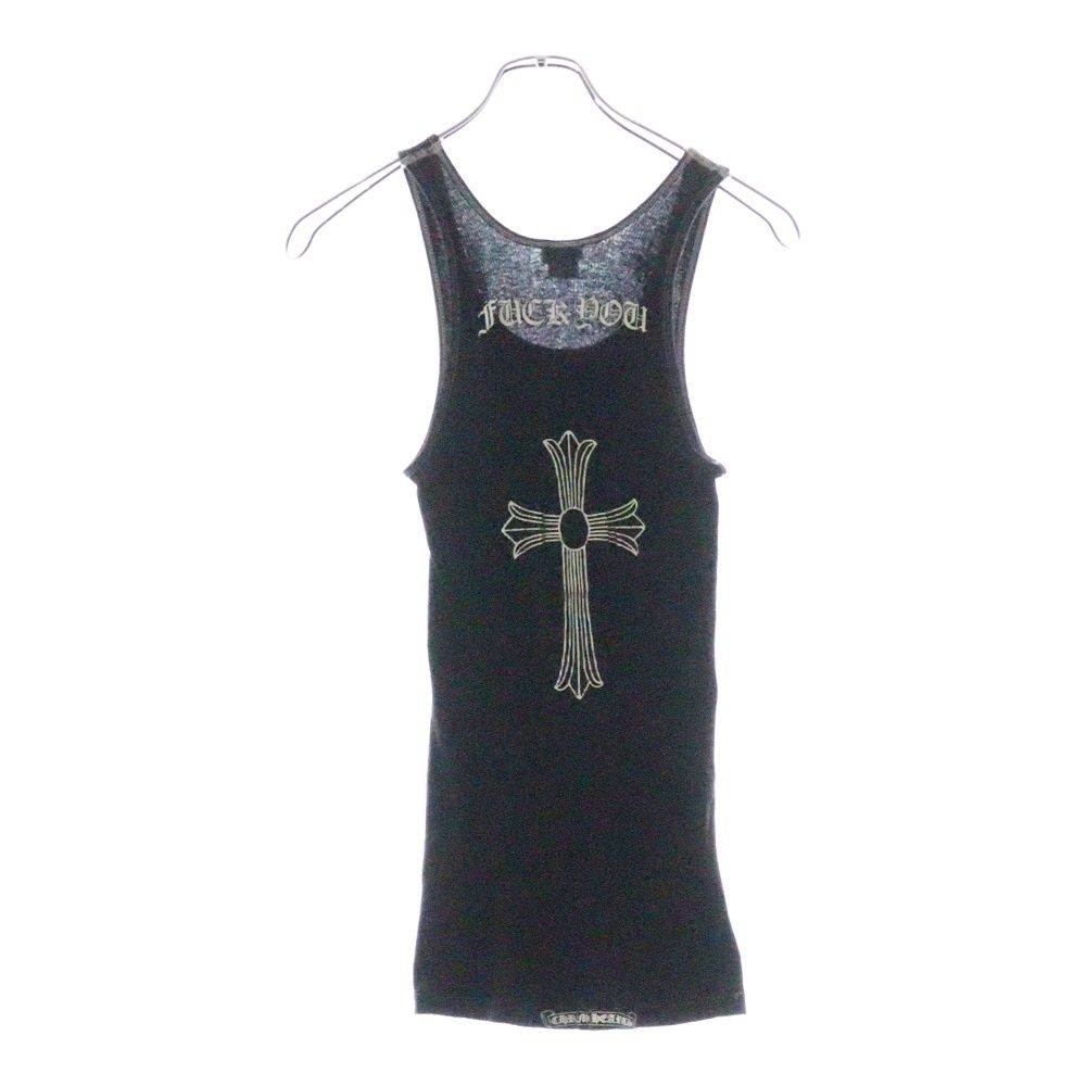 CHROME HEARTS クロムハーツ OLD FUCK YOU TANK TOP ファックユープリントタンクトップ ブラック