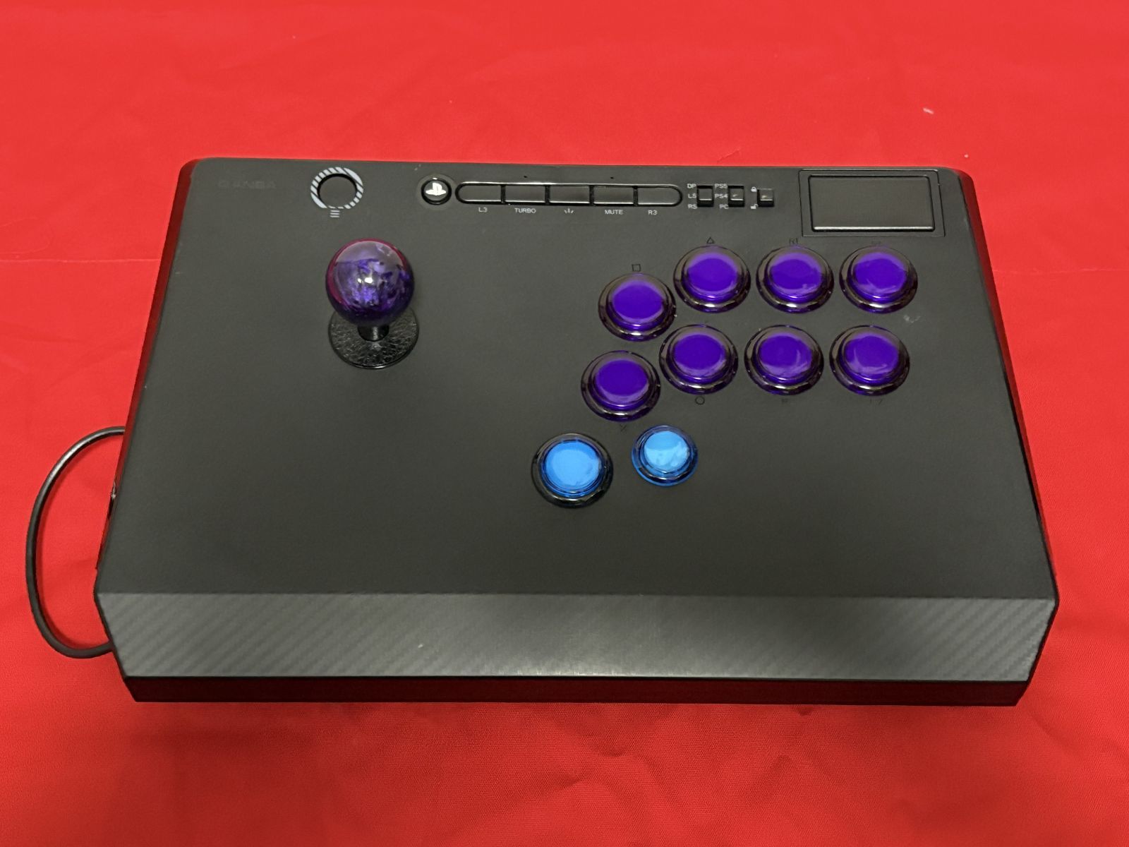Qanba Titan 加工品 アケコン L3,R3 ボタン増設カスタム
