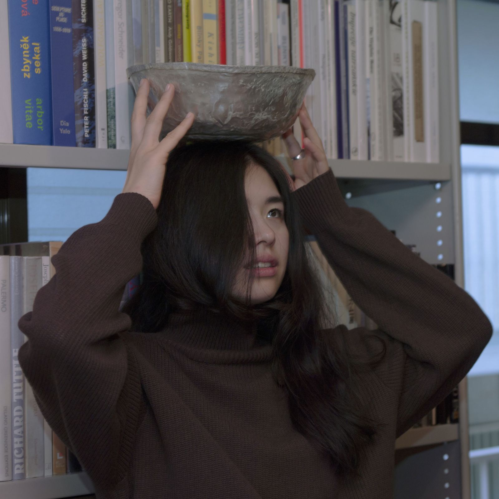 crepuscule クレプスキュール Cotton Cashmere Turtle Neck L.GRAY 