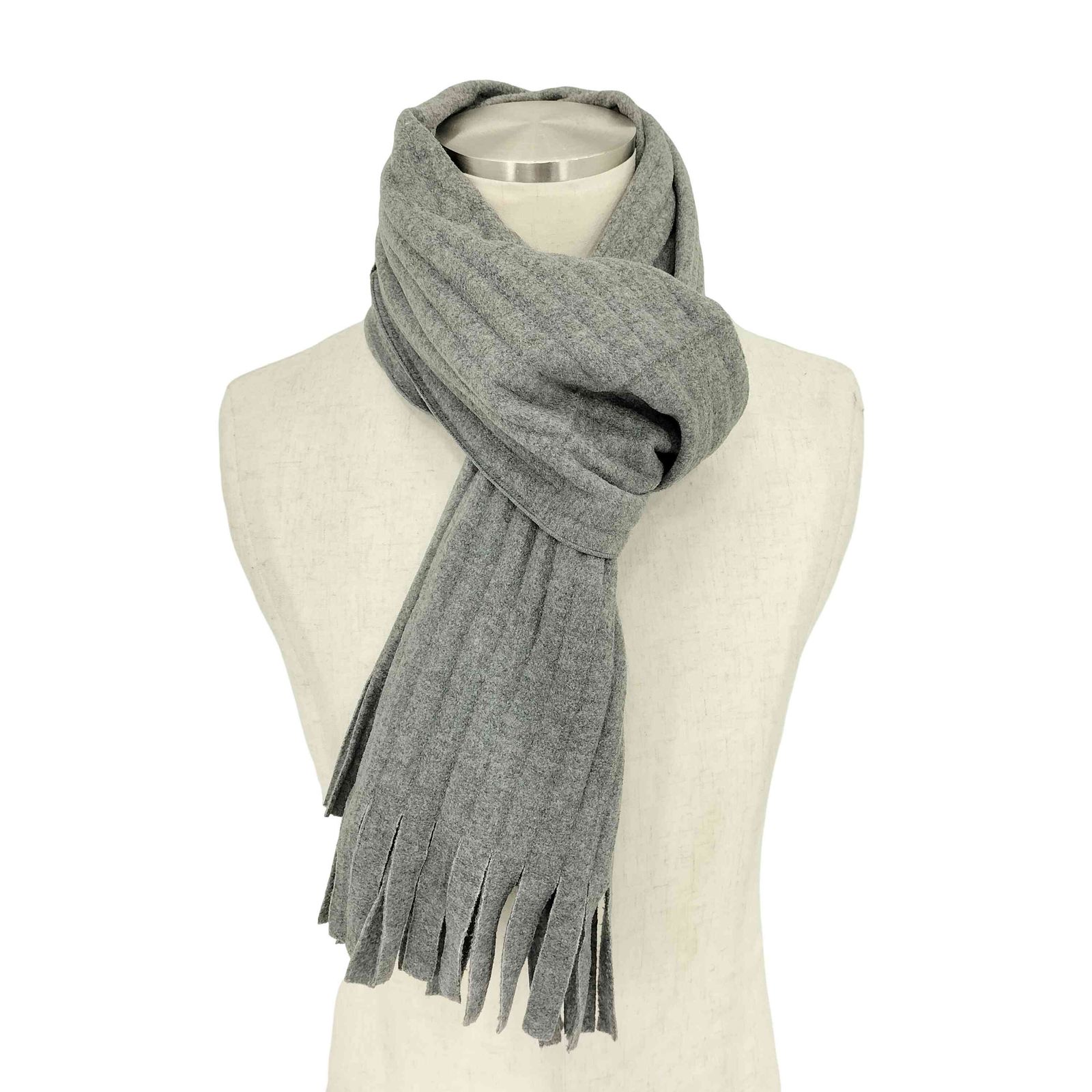 オムプリッセイッセイミヤケ HOMME PLISSE ISSEY MIYAKE レーヨン混 プリーツ フリースマフラー メンズ 表記無