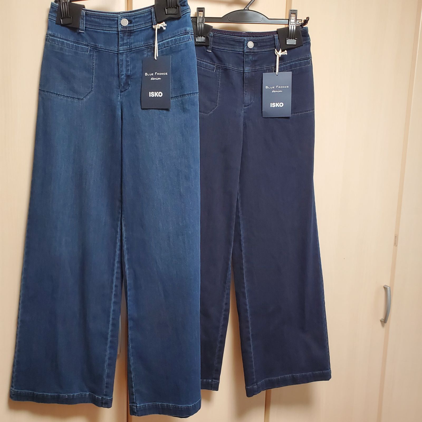 BLUE FRONCE デニム ワイドパンツ サイズ42 ISKOデニムワイドパンツ｜ブルーフロンセの通販｜&mall（アンド