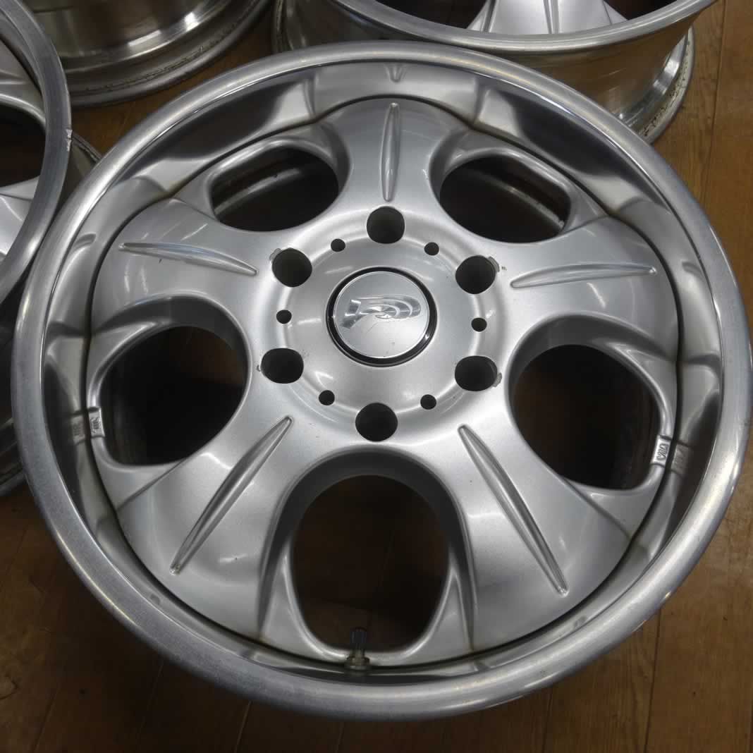車 4本 会社宛 送料無料 17×7J 社外 デザイン アルミ 6穴 PCD
