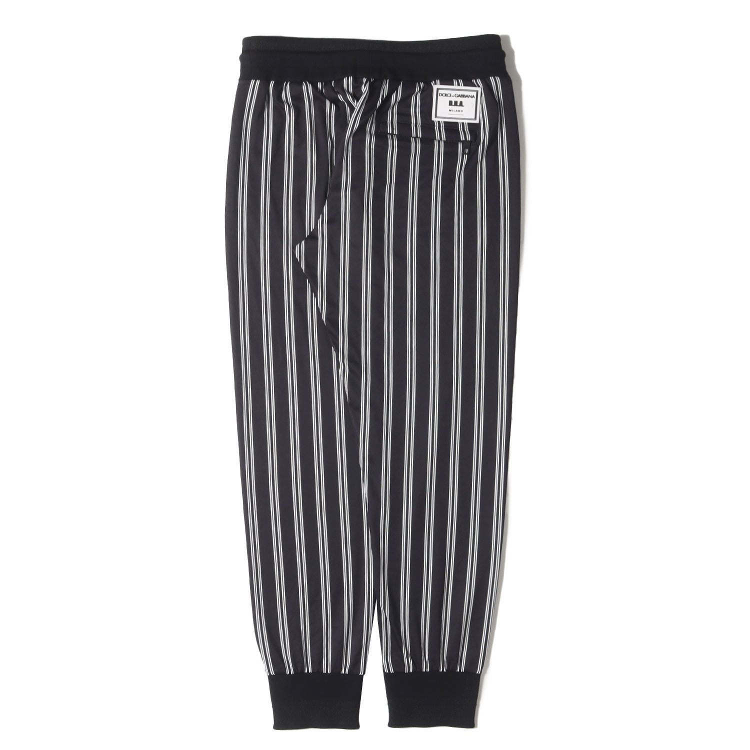 DOLCE&GABBANA ドルチェ&ガッバーナ パンツ ブラック ホワイト