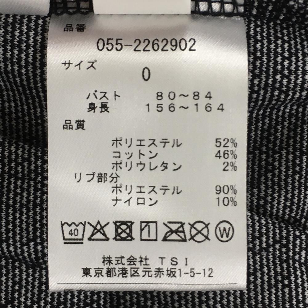 2025年新色！ パーリーゲイツ ジップパーカー ダークネイビー×白 千鳥柄 後ろ裾ロゴ レディース 0 S ゴルフウェア PEARLY GATES 万全な