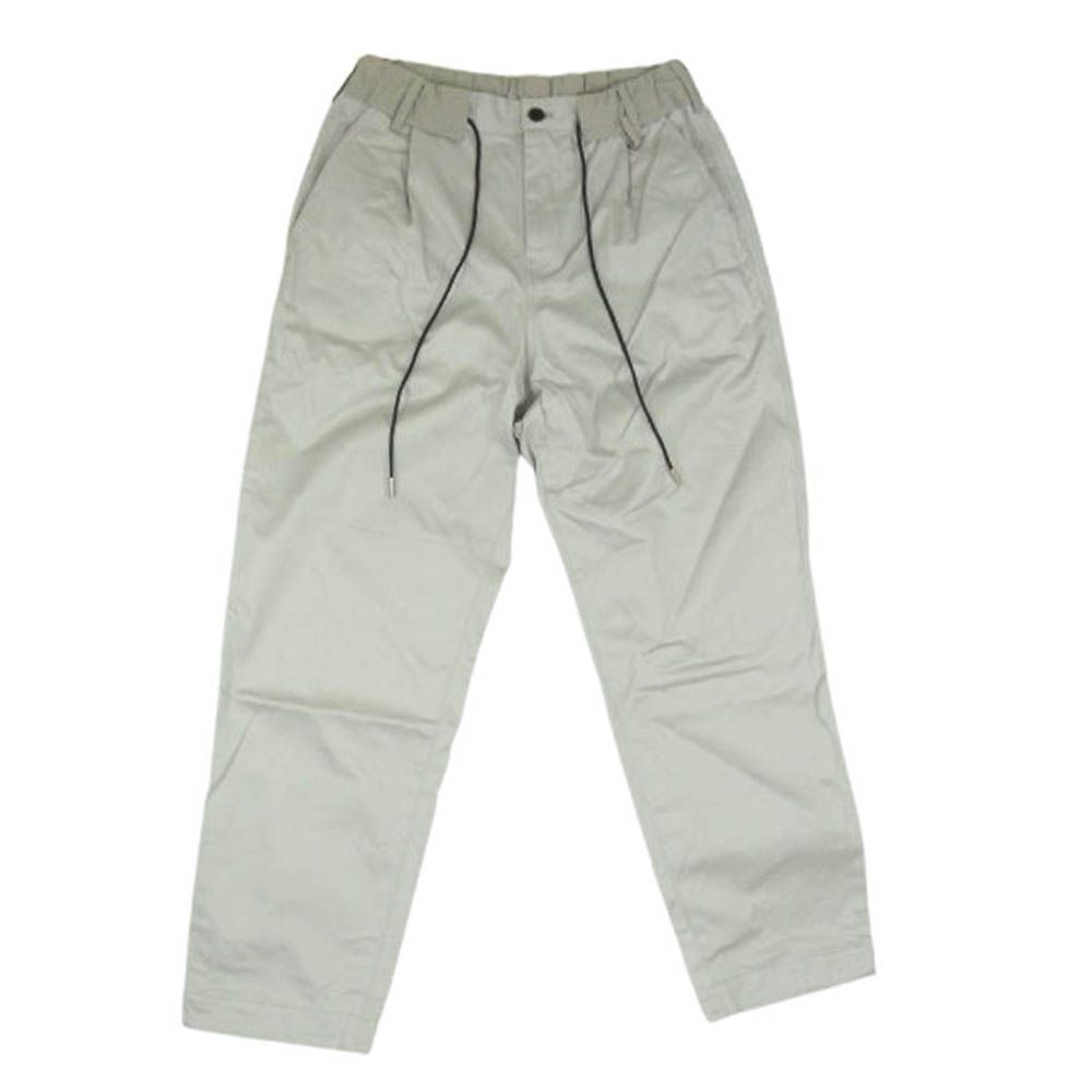 Sacai サカイ 23-03147M Cotton Chino Pants ドローストリング トラウザーズ パンツ グレー系 3