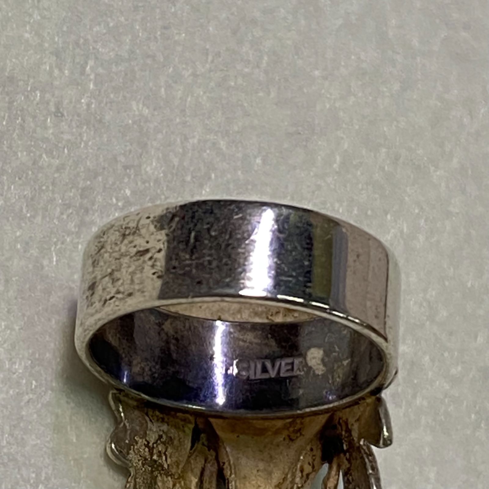 ヴィンテージ アンティーク インディアンモチーフ シルバーリング