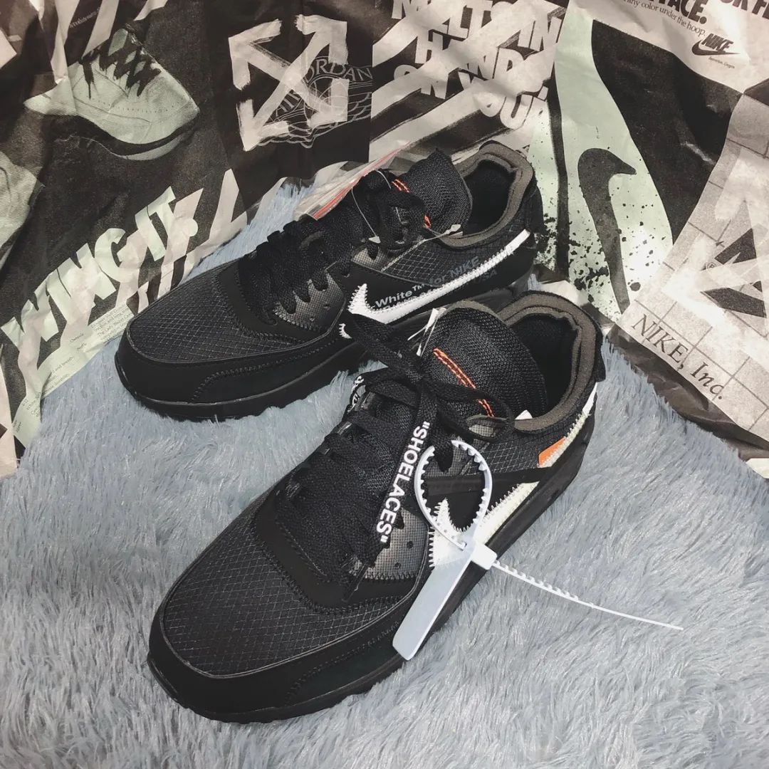 OFF-WHITE × NIKE AIR MAX 90 BLACK/CORN オフホワイト×ナイキ エアマックス90 ブラック/コーン - メルカリ