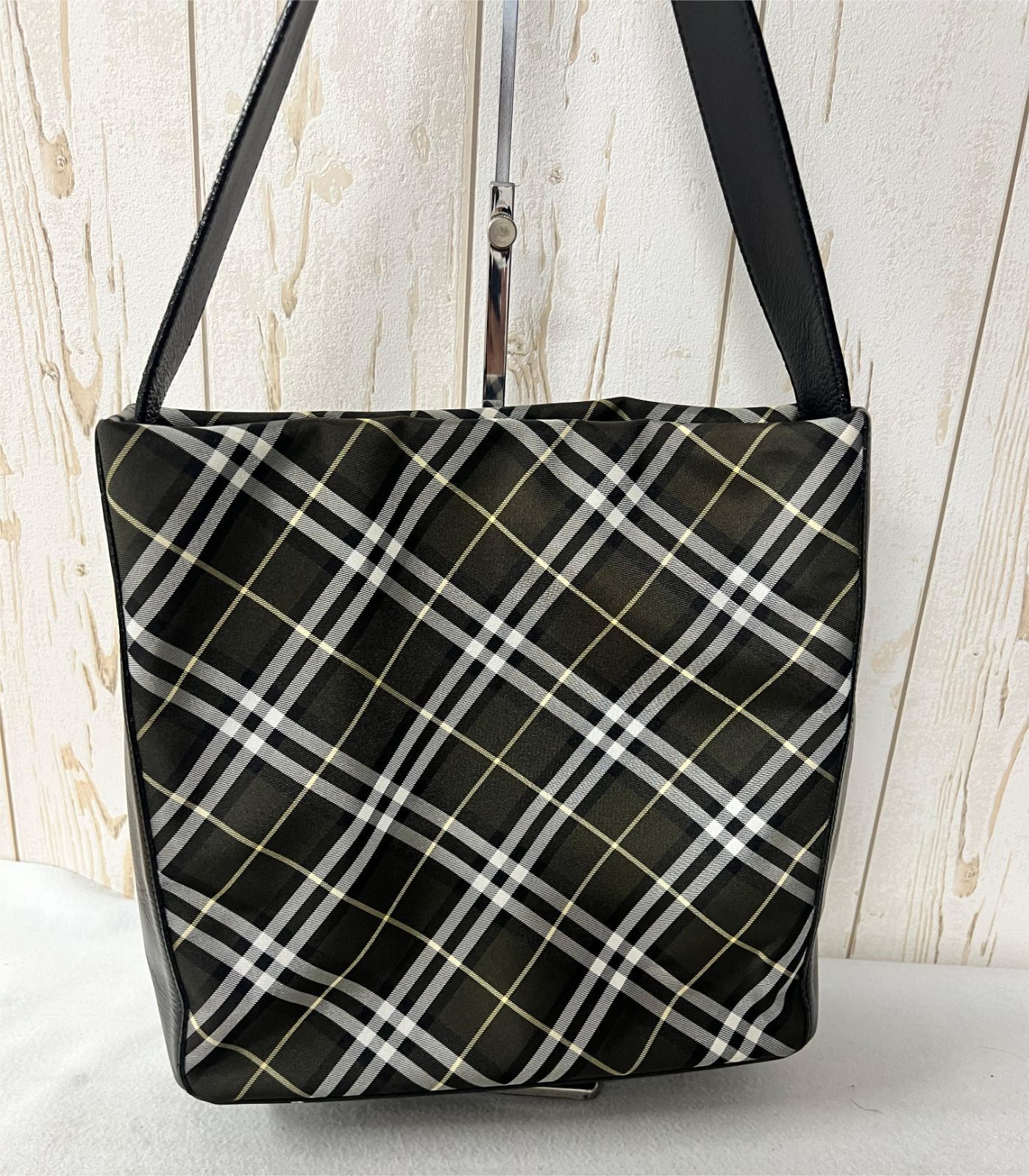 BURBERRY バーバリー バケツ型 トートバッグ ノバチェック 美品 中古