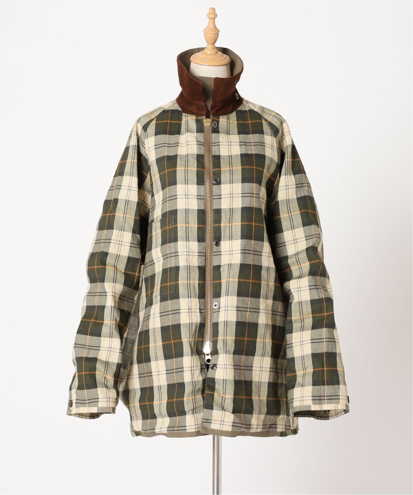 完売品 BARBOUR バブアー 別注【BARBOUR×YOKE×JS】BROKEN BEAUFORT：ブルゾン ジャケット  23011410001510 カーキ 2サイズ D27 - メルカリ