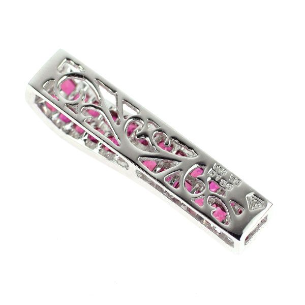 レ・エッセンシャル K18WG ルビー ペンダントトップ 1.50ct ミステリー