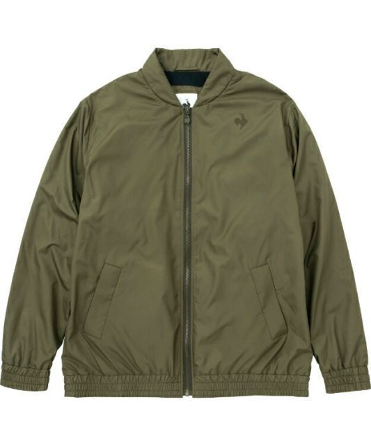 le coq sportif ルコック スマートパディングジャケット カーキ M QMMWJK02 KH | 衣類 服 ウエア アウター トップス ジャケット 防風 ヒートナビ はっ水 保温 光吸収発熱 ポリエステル 快適性 デイリ