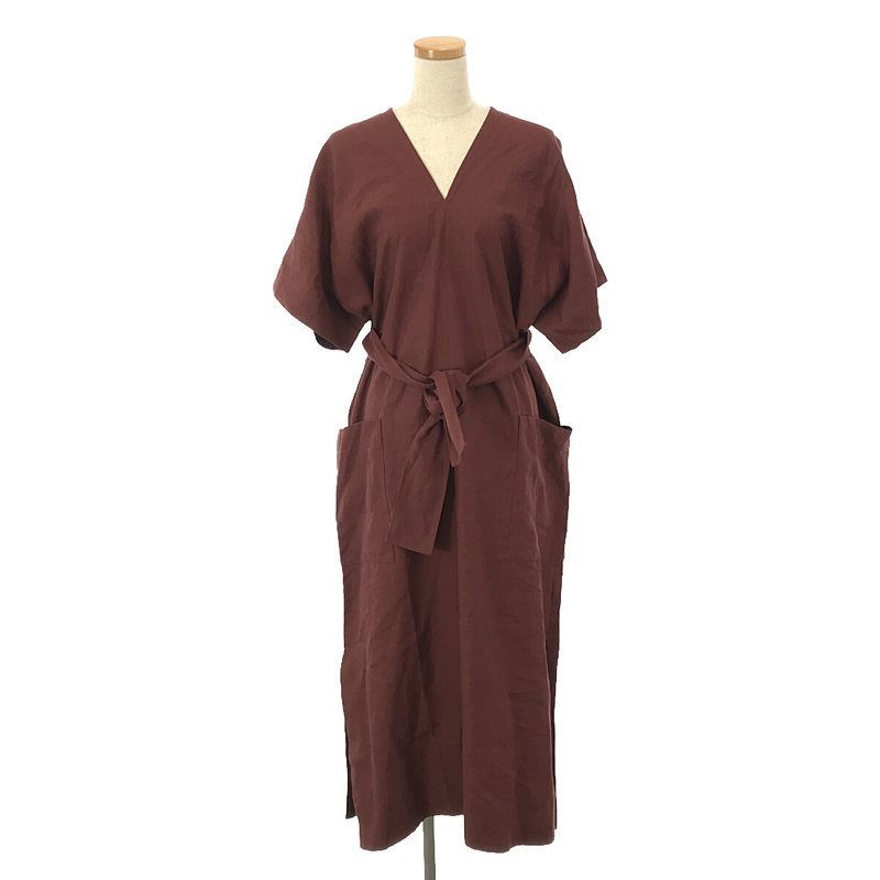 YLEVE / イレーヴ | YLEVE LINEN HIGH COUNT OP ワンピース | 1 |