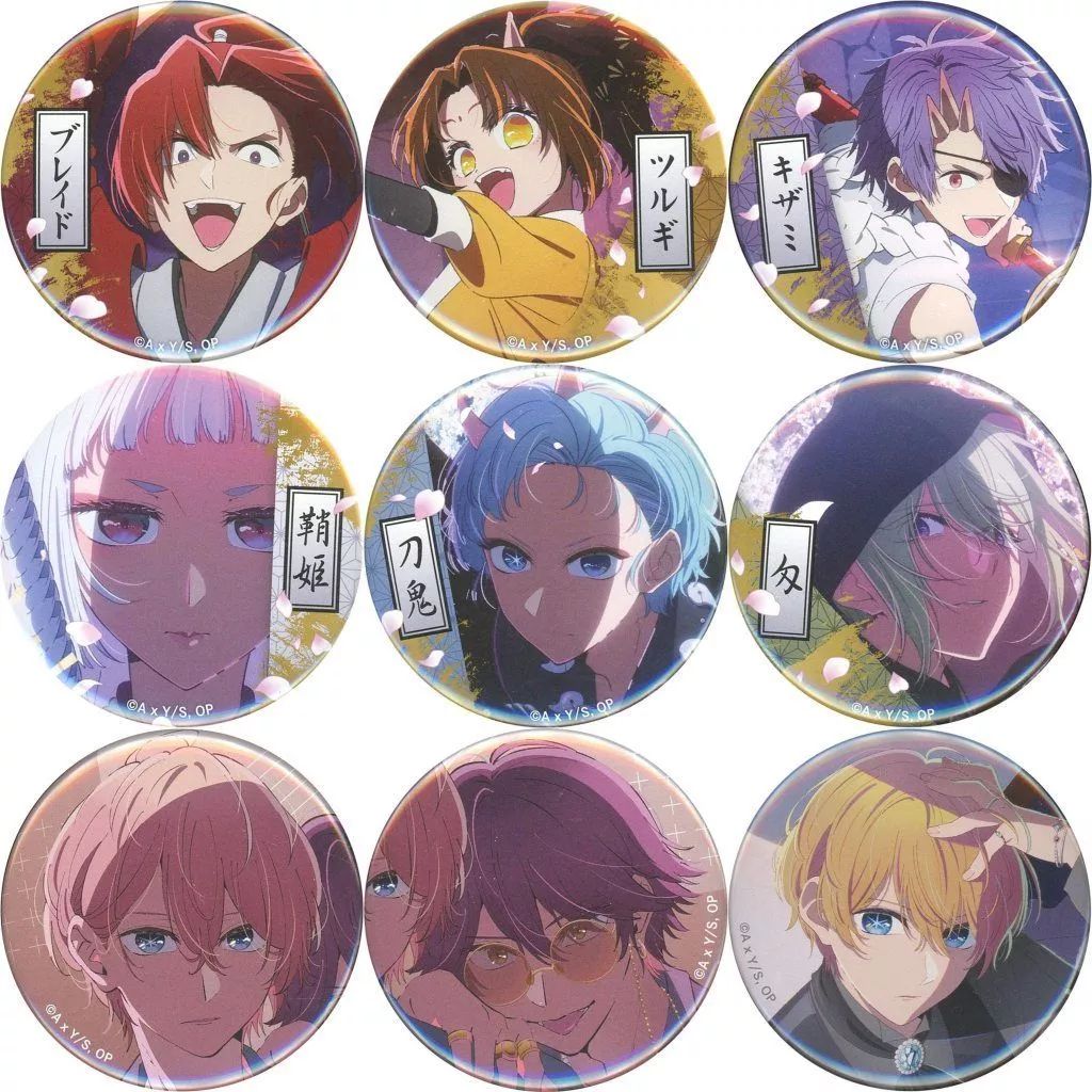 推しの子 キザミ（鳴嶋メルト)＆匁（鴨志田朔夜)缶バッジセット 中古】